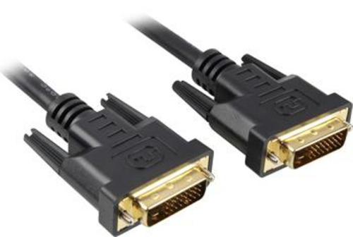 KABEL propojovací DVI-D M-M, 5.0m, dual link, černý