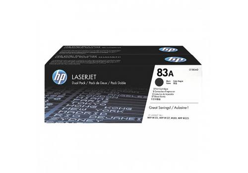 HP CF283AD = 2pack (= 2x CF283A) černý toner č.83A cca 2x 1500str. (pro LJ PRO M125, M127, M201, M225, black)