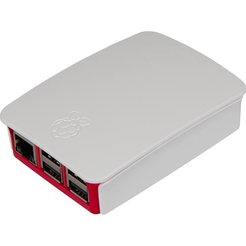 RASPBERRY case Original bílá/růžová pro Raspberry Pi model B+, Rpi 2 B, Rpi 3 B, Rpi 3 B+ - AGEMcz