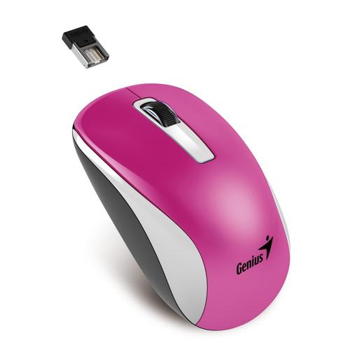GENIUS myš NX-7010 Magenta Metallic, Wireless,blue-eye senzor 1200dpi, USB růžová - AGEMcz