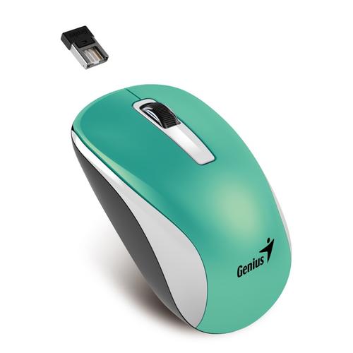GENIUS myš NX-7010 Turquoise Metallic, Wireless,blue-eye senzor 1200dpi, USB tyrkysová - AGEMcz