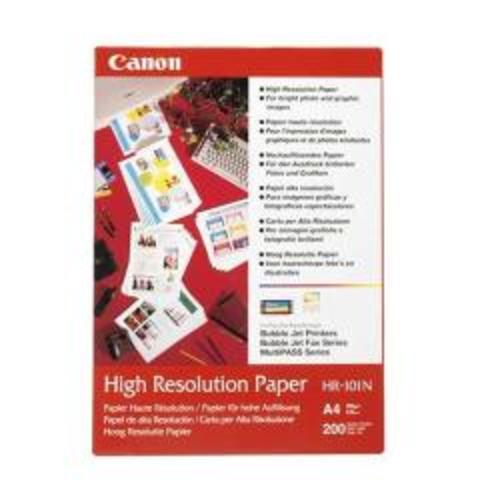 CANON Photo Paper- fotografický papír HR-101 A4 - 200listů-A4,106g/m2 - matný - AGEMcz