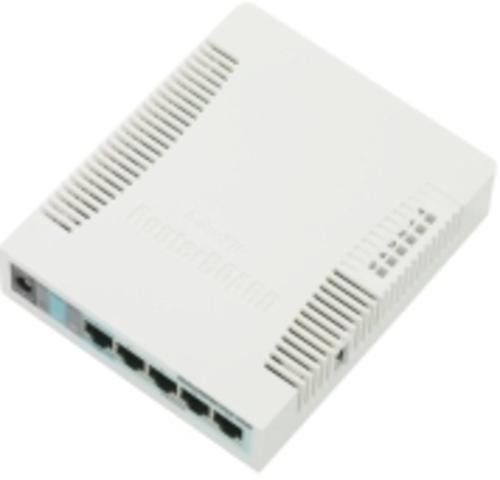 MIKROTIK RouterBOARD RB951Ui-2HnD, 600Mhz, 128MB RAM, 5xLAN, 2.4Ghz 802.11n, L4, case, PSU - AGEMcz