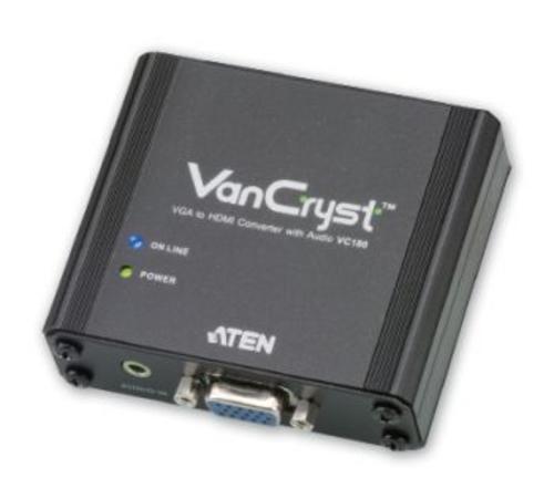 Konvertor VGA na HDMI rozhraní s audiem až 1080P, stereo - AGEMcz