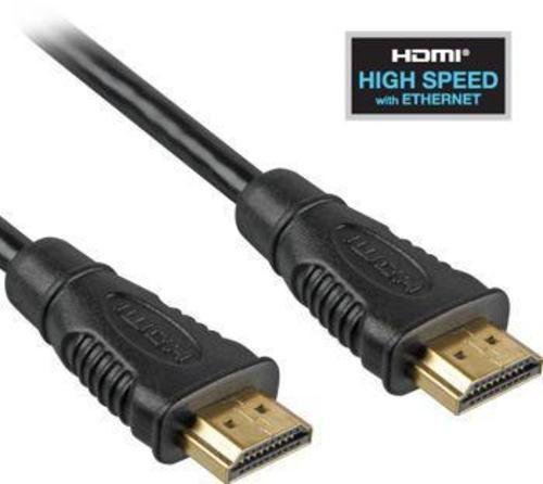KABEL propojovací HDMI M - HDMI M, 0.5m, dual shielded+ethernet, standard 1.4 HQ - AGEMcz