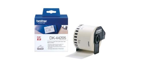 BROTHER DK-44205- papírová role (62mm x 30,48m) - snadno odstranitelná - AGEMcz