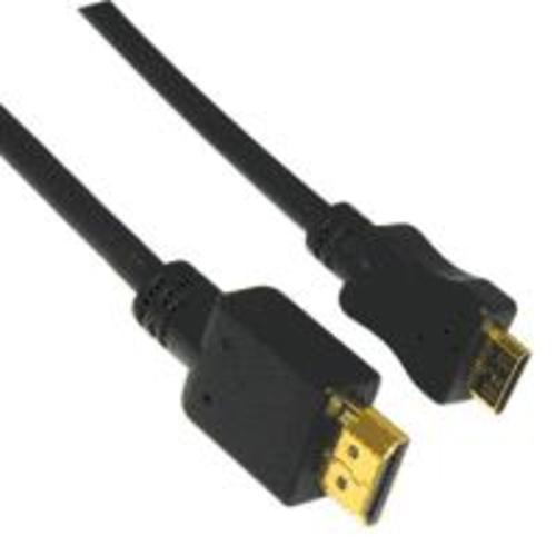KABEL propojovací HDMI M - HDMI mini C , 1m, dual shielded, standard 1.3, HQ - AGEMcz