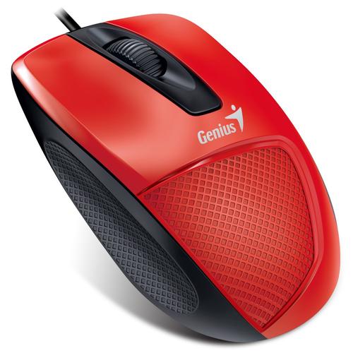GENIUS myš DX-150X USB 1000dpi drátová červená - AGEMcz