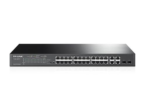 TP-LINK T1500-28PCT(TL-SL2428P) managed switch 24port 24 x 10/100 Mbit/sec + 4 x 10/100/1000 POE + 2x SFP, 24port - AGEMcz