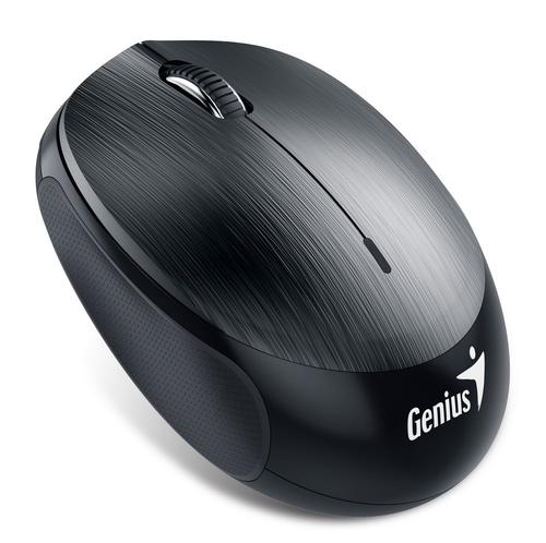 GENIUS myš NX-9000BT Wireless,Bluetooth 4.0, 1200dpi, USB kovově šedá, dobíjecí baterie