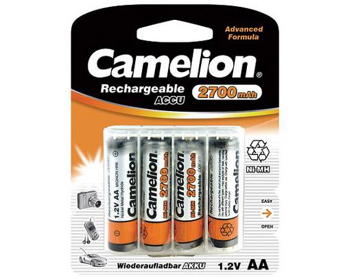 CAMELION 4pack AA/HR6 2700mAh nabíjecí baterie - AGEMcz