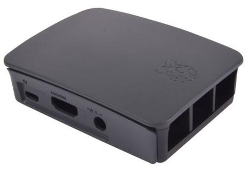 RASPBERRY case Original černá pro Raspberry Pi model B+, Rpi 2 B, Rpi 3 B, Rpi 3 B+ - AGEMcz