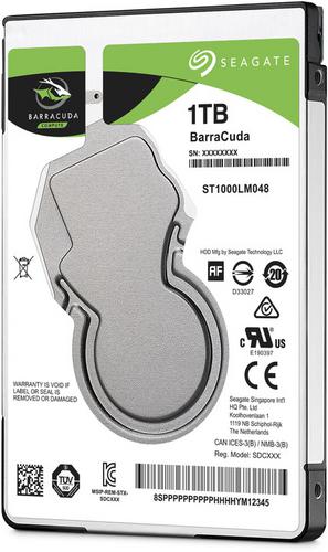 SEAGATE ST1000LM048 hdd BarraCuda 1TB SMR 2.5" 7mm 5400rpm 128MB cache - AGEMcz