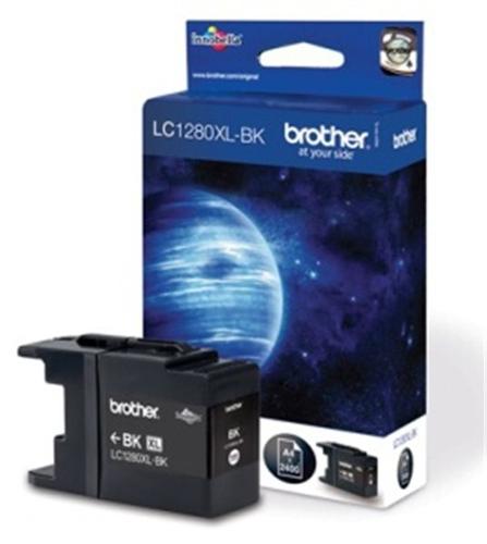 BROTHER LC-1280XLBk originální náplň černá - 2400 stran