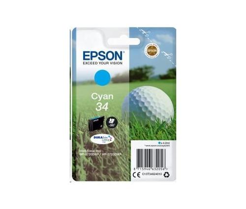 EPSON originální náplň 34 DURABrite Ultra azurová - AGEMcz