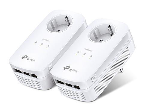 TP-LINK TL-PA8030P STARTER-KIT průchozí AV1300 Powerline Starter se třemi gigabitovými porty