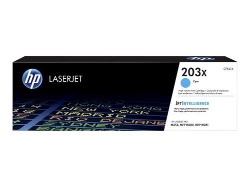 HP CF541X originální toner azurový č.203X - AGEMcz