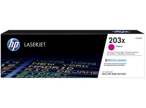 HP CF543X originální toner purpurový č.203X - AGEMcz