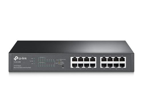 TP-LINK TL-SG1016PE GBit Inteligentní switch se 16 gigabitovými porty PoE, 8 portů podporuje PoE+ - AGEMcz