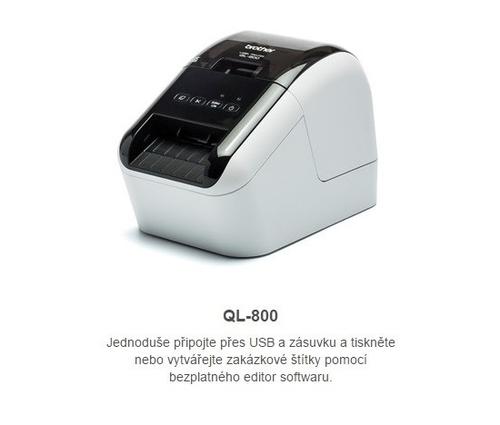 BROTHER QL-800 tiskárna - AGEMcz