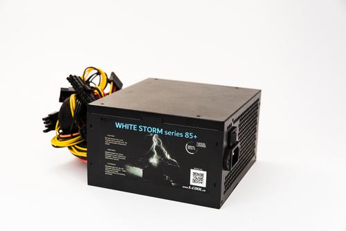 1stCOOL zdroj 350W WHITE STORM 350 85+ s aktivnim PFC, ventilátor 120mm - AGEMcz