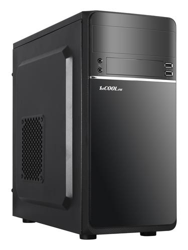 1stCOOL MicroTower STEP 1 USB3, ver.2, black černý, bez zdroje, microtower mATX (1xUSB2+ 1xUSB3+ Audio) - AGEMcz