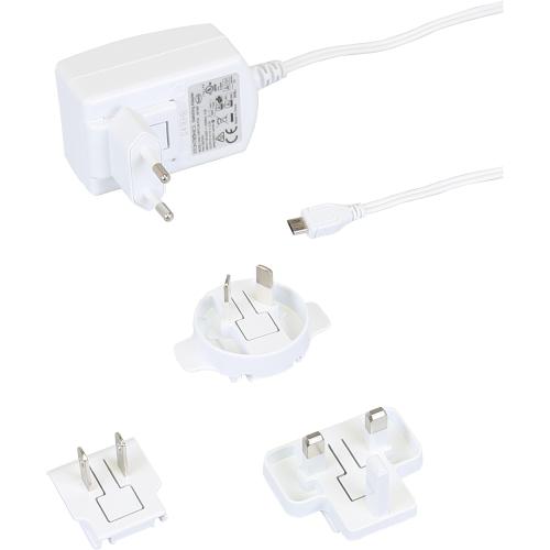 RASPBERRY PI napájecí adaptér 2,5A pro Rpi 3, bílá - AGEMcz