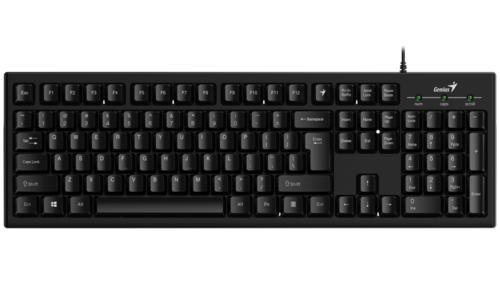 GENIUS klávesnice KB-100, USB, CZ+SK black (černá) SmartGenius App lesklá - AGEMcz