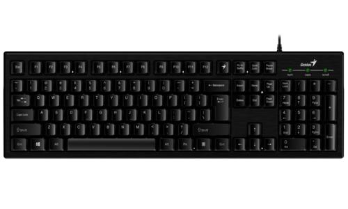 GENIUS klávesnice KB-101, USB, CZ+SK black (černá) SmartGenius App leštěný AL - AGEMcz