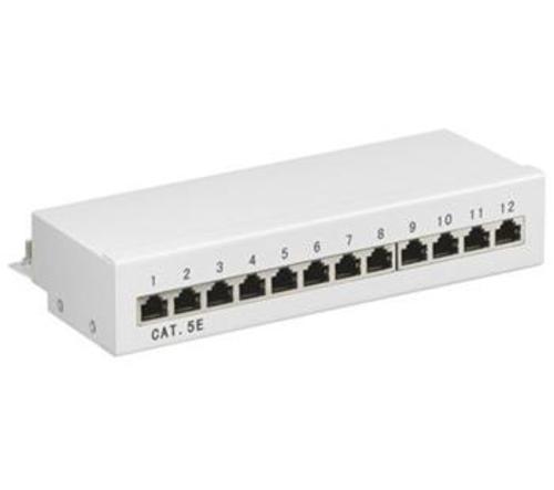 PATCH PANEL Mini Desktop Cat5e, 12xRJ45 FTP stíněný