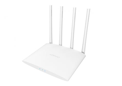 AIRPHO AR-W400 wifi AC 1200Mbps AP/router, 2xLAN, 1xWAN, 4x fixní antena 5dB