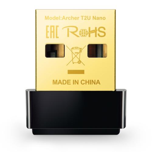 TP-LINK ArcherT2U Nano Wifi USB 2.0 DualBand adapter (150M na 2.4Ghz/433M na 5GHz)