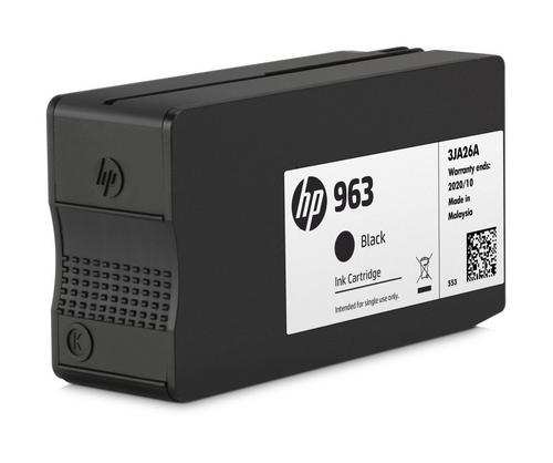 HP 3JA26AE originální náplň černá č.963 (black, cca 1000 stran)