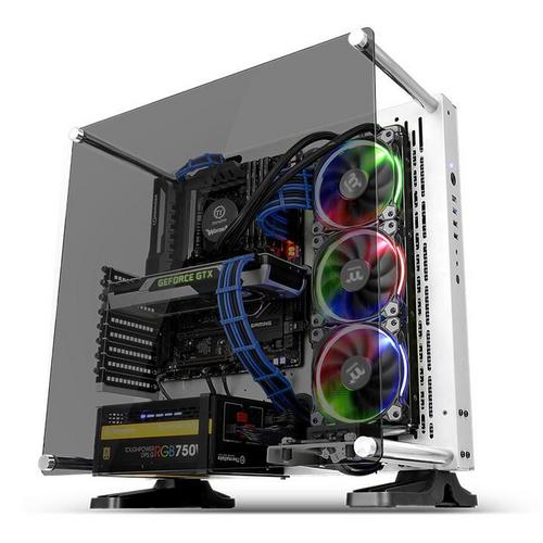 THERMALTAKE case Core P3 TG bílý "open frame" s oknem - AGEMcz