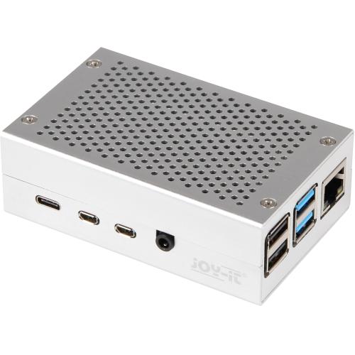JOY-IT RASPBERRY PI case Alu pro Raspberry Pi 4 B, stříbrná - AGEMcz