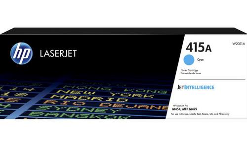 HP W2031A originální toner azurový č.415A malý cca 2100 str. - AGEMcz