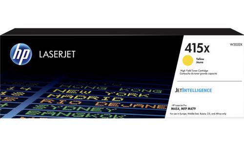 HP W2032X originální toner žlutý č.415X velký cca 6000 str - AGEMcz