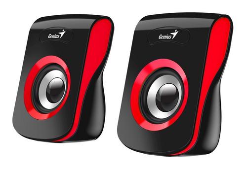 GENIUS repro SP-Q180 USB napájení, Red, 6W RMS červené