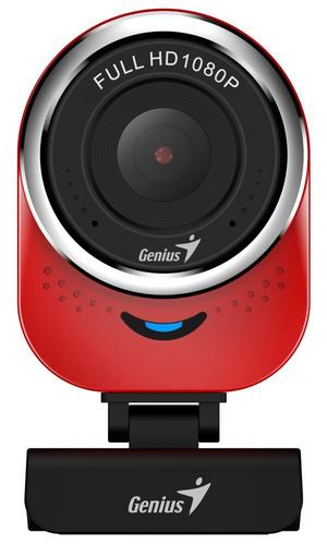 GENIUS VideoCam Webkamera Genius QCam 6000 červená Full HD 1080P, mikrofon, USB 2.0, - AGEMcz