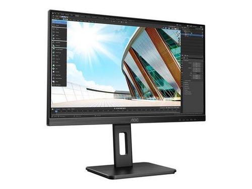 AOC LCD 24in monitor 24P2Q IPS, 23,8" IPS, 1920x1080@75Hz, 4ms, 250cd/50mil:1, VGA, DVI, HDMI, DP, 4xUSB, pivot, repro, VESA, bezrámečkový design - AGEMcz