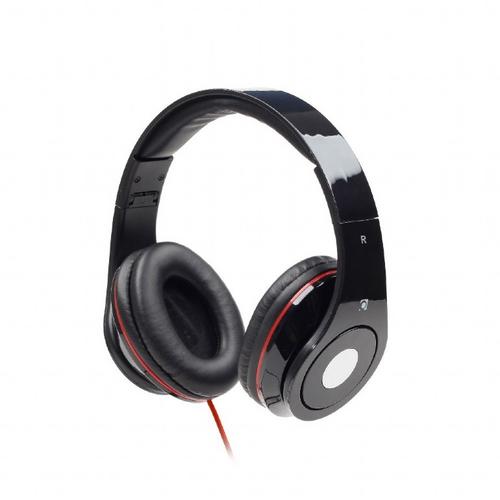 GEMBIRD sluchátka MHS-DTW-BK Stereo headset, "Detroit", black - AGEMcz