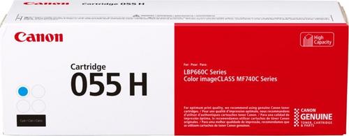 CANON CRG 055 H originální toner azurový pro LBP664Cx, LBP663Cdw, MF746Cx, MF744Cdw, MF742Cdw - AGEMcz