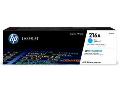 HP W2411A originální toner azurový č.216A cca 850 str. - AGEMcz