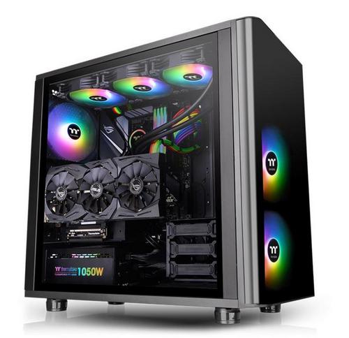 THERMALTAKE case View 31 TG ARGB černý s oknem, 2x TG, 3x fan 140mm ARGB 140mm - AGEMcz