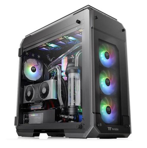 THERMALTAKE case View 71 TG ARGB černý s oknem, E-ATX, 4x TG, 3x fan 140mm ARGB - AGEMcz