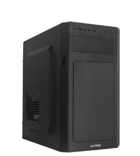 1stCOOL MicroTower STEP 3 USB2, ver.1, black černý, bez zdroje, microtower mATX (2xUSB2+ Audio) - AGEMcz