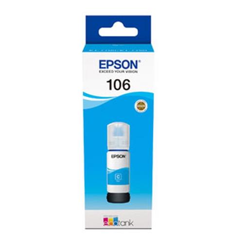 EPSON originální náplň 106 EcoTank Photo azurová - AGEMcz