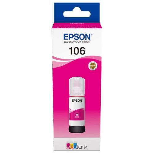 EPSON originální náplň 106 EcoTank Photo purpurová - AGEMcz