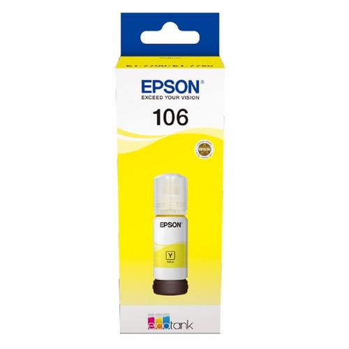 EPSON originální náplň 106 EcoTank Photo žlutá - AGEMcz
