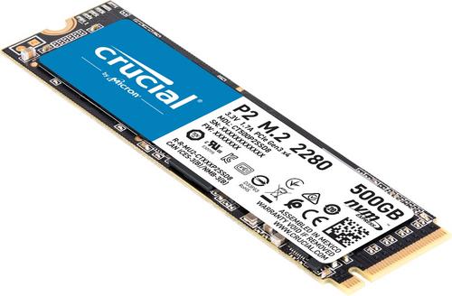CRUCIAL P2 SSD NVMe M.2 500GB PCIe - AGEMcz